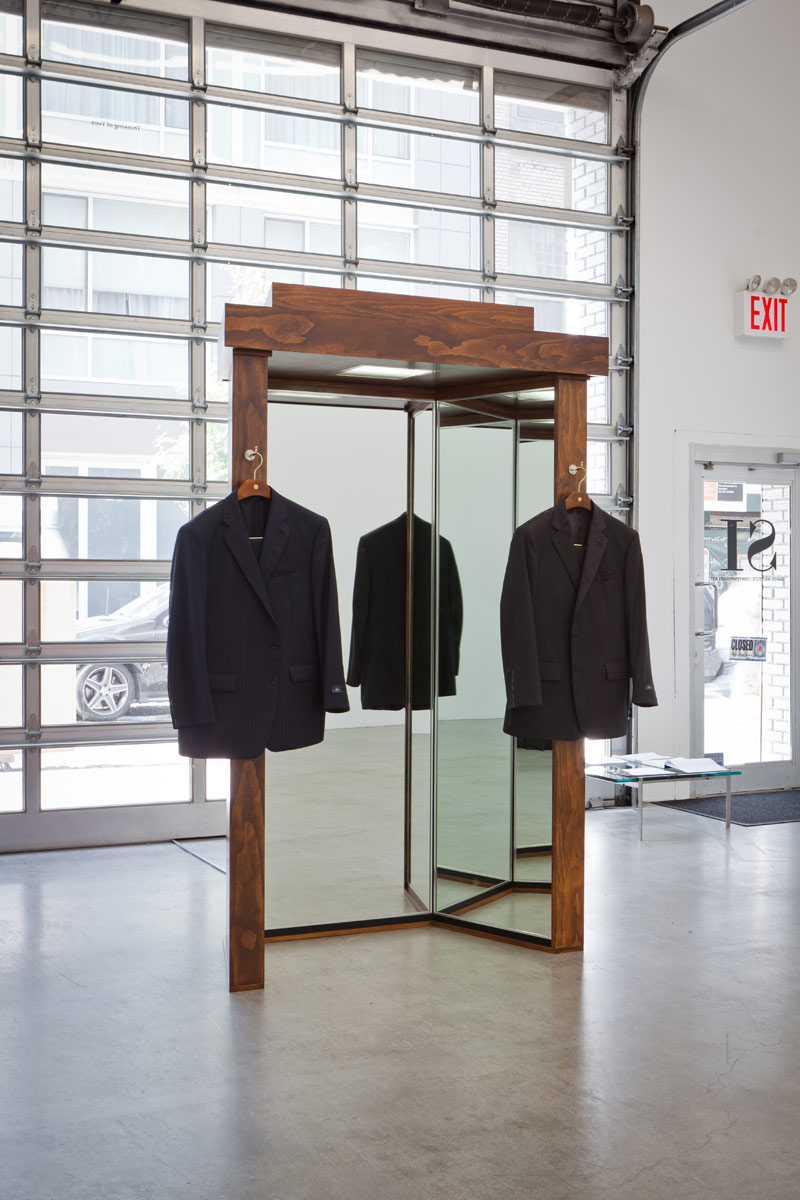 John M Armleder, Selected Furniture Sculptures. Installation view at Swiss Institute, 2012.