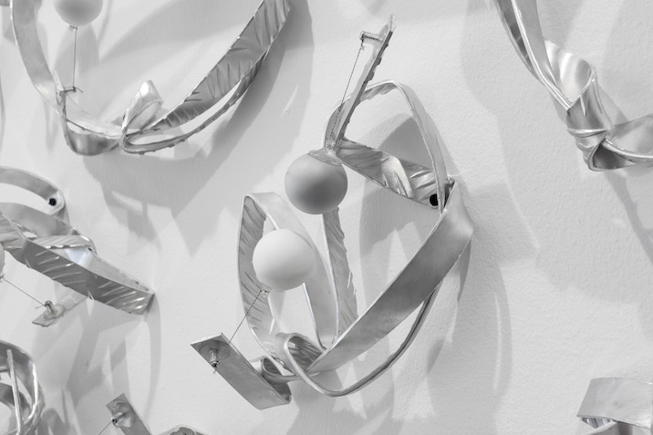 Luca Pozzi, Wall String #8, 2013. Installation view, LEAP. Copyright IG Photography, 2014
