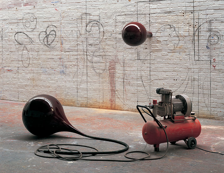 Anish Kapoor, 2014, Blood, Solid II, 2000. Photo by Dave Morgan 