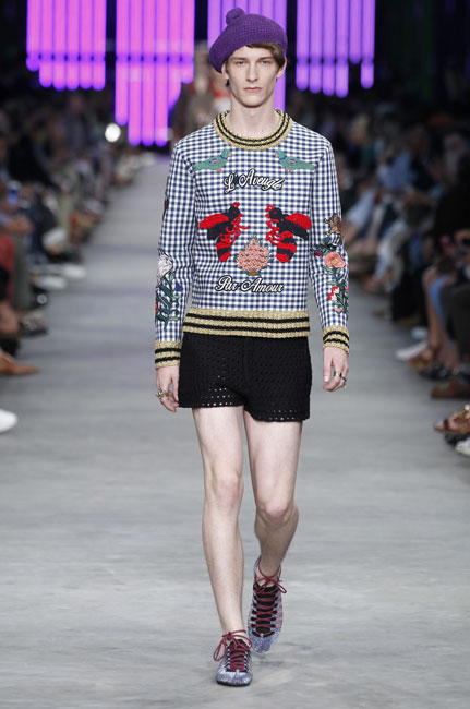 Gucci, SS16 Menswear. Courtesy of Gucci