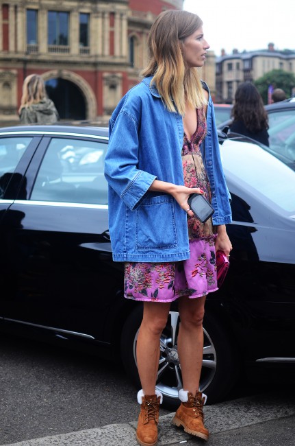 Veronika Heilbrunner at LFW. Photography by Emma Matell