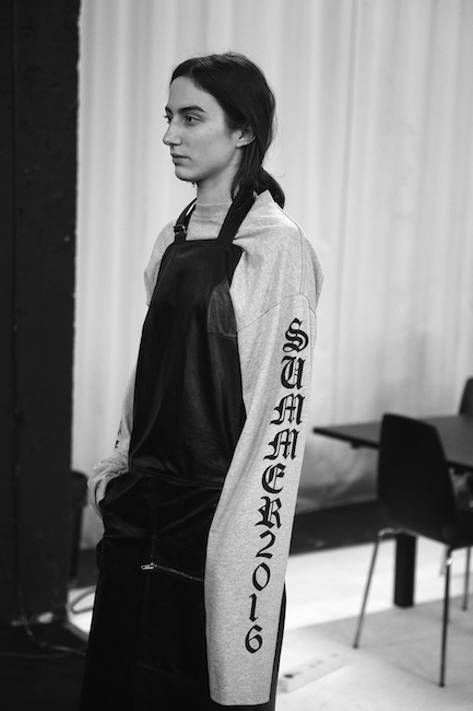 Vetements showroom at PFW. Photography by Elodie Chapuis