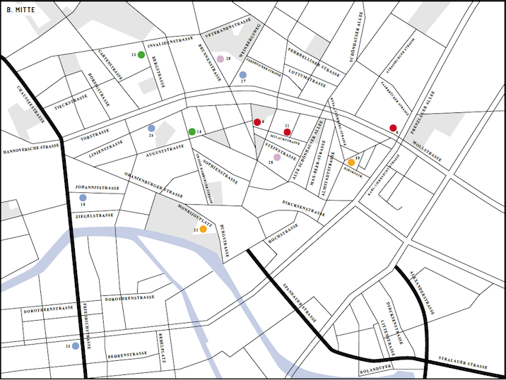 Sleek Berlin Guide Map
