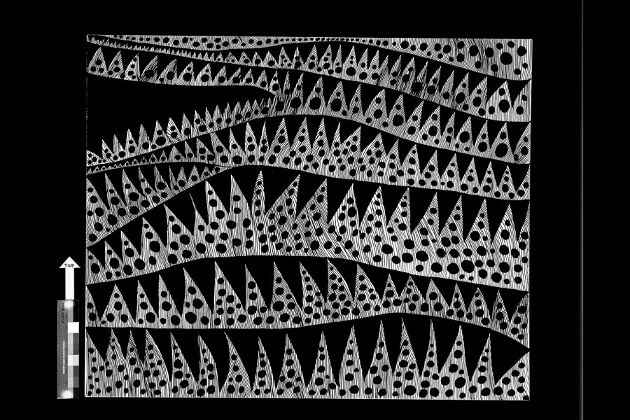 "Waves", 2007, Yayoi Kusama. Copyright Yayoi Kusama. "The Little Mermaid", by Hans Christian Andersen & Yayoi Kusama, 2016. Image Courtesy of the Louisiana Museum of Modern Art