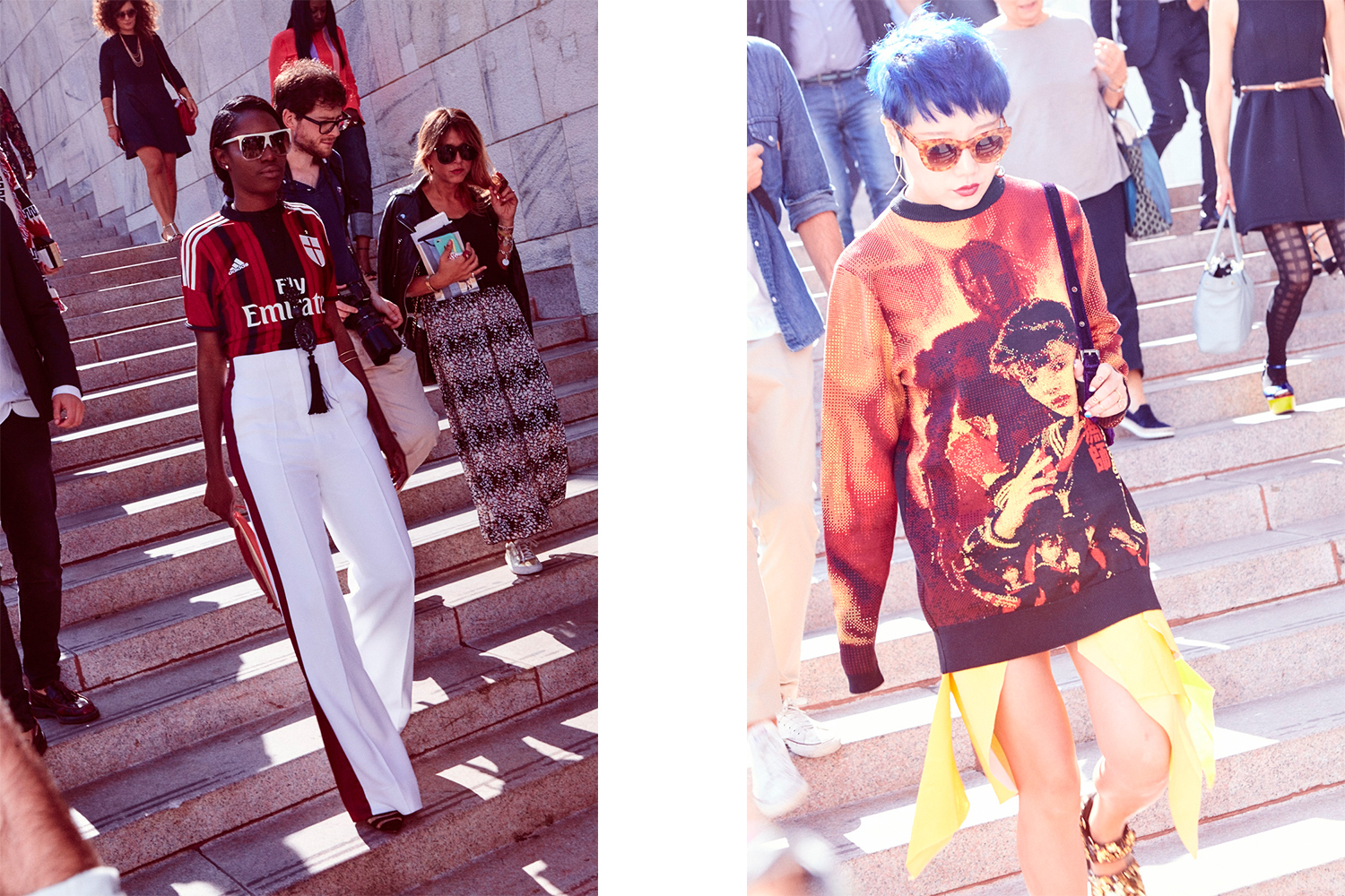 Milan SS'17 Street Style by Nico Stinghe