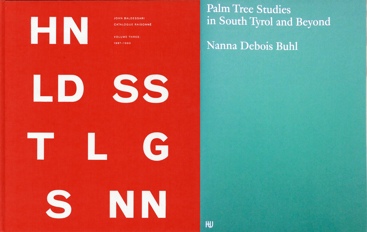 Baldessari and Nanna Zabriskie for Printed Matter, Inc. Images from zabriskie.de and amazon.com