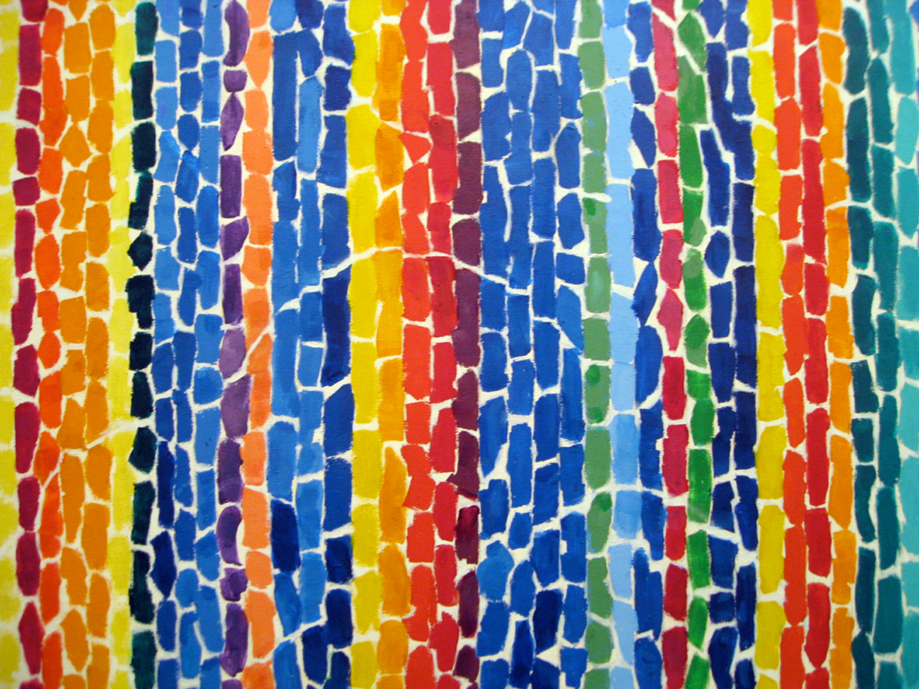 Alma Thomas "Wind, Sunshine, and Flowers" Image from artobserver.org