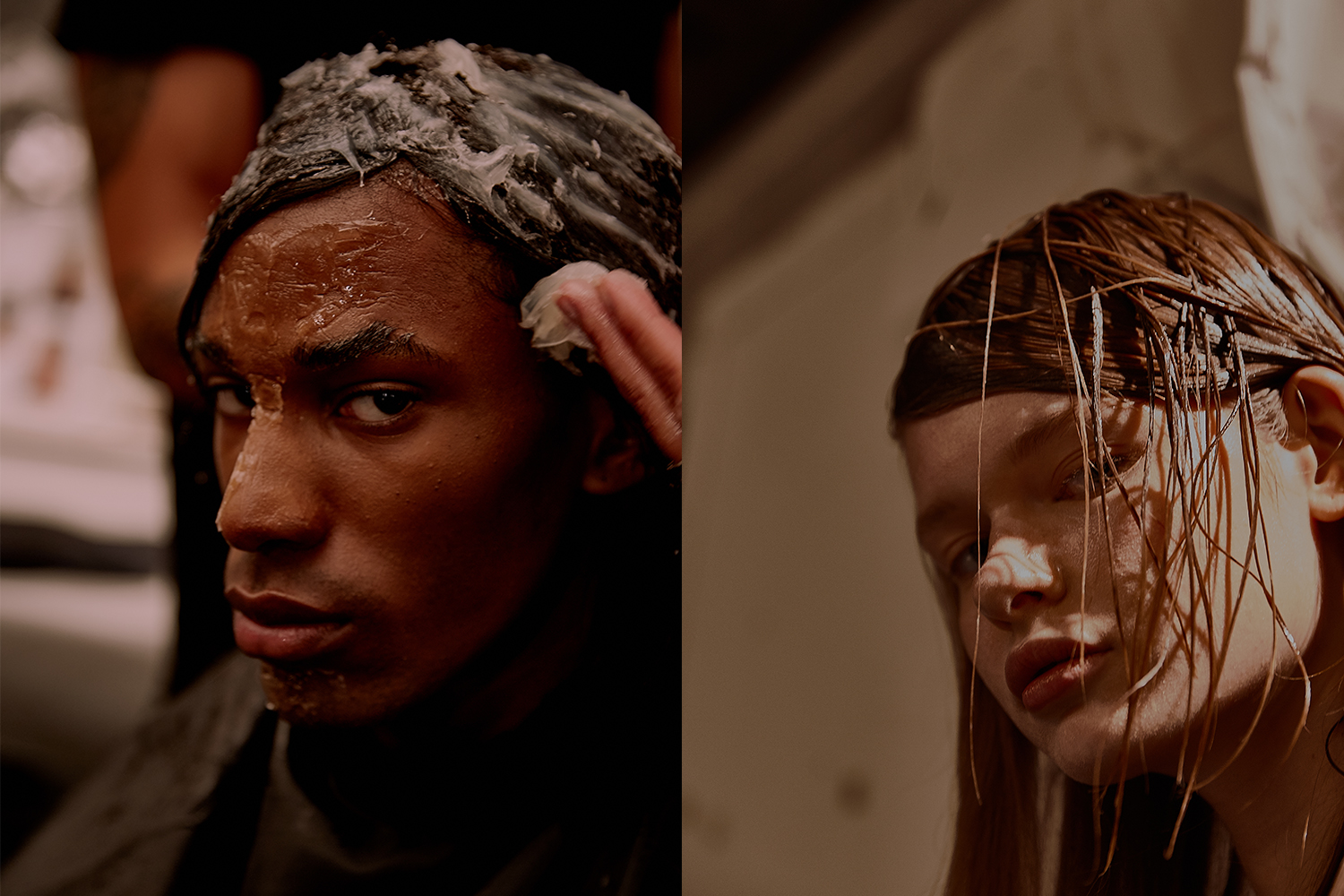Backstage at HoodbyAir SS17 by Micah Donovick