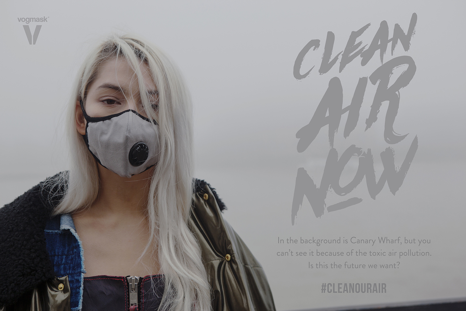 Clean Air Now Billboard featuring Vogmask