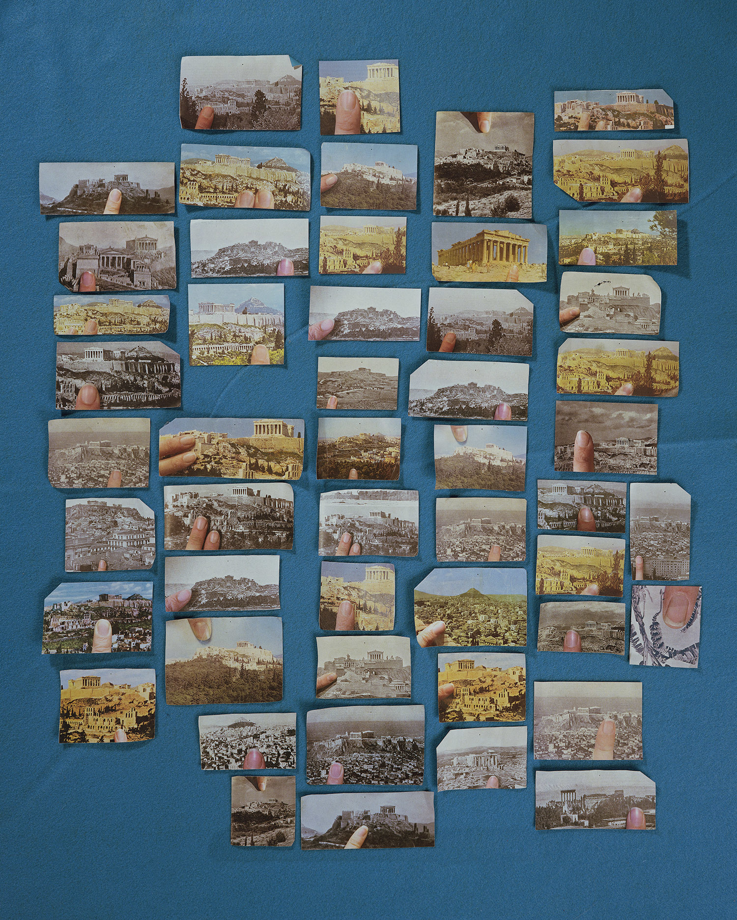 Sara Cwynar - Encyclopedia Grid (Acropolis), 2014