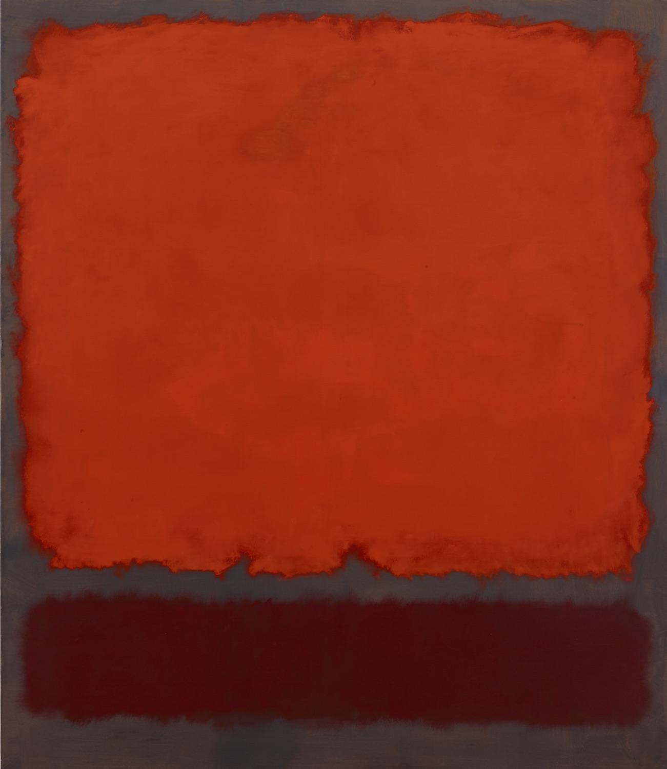 Mark Rothko "Orange, Red and Red," 1962