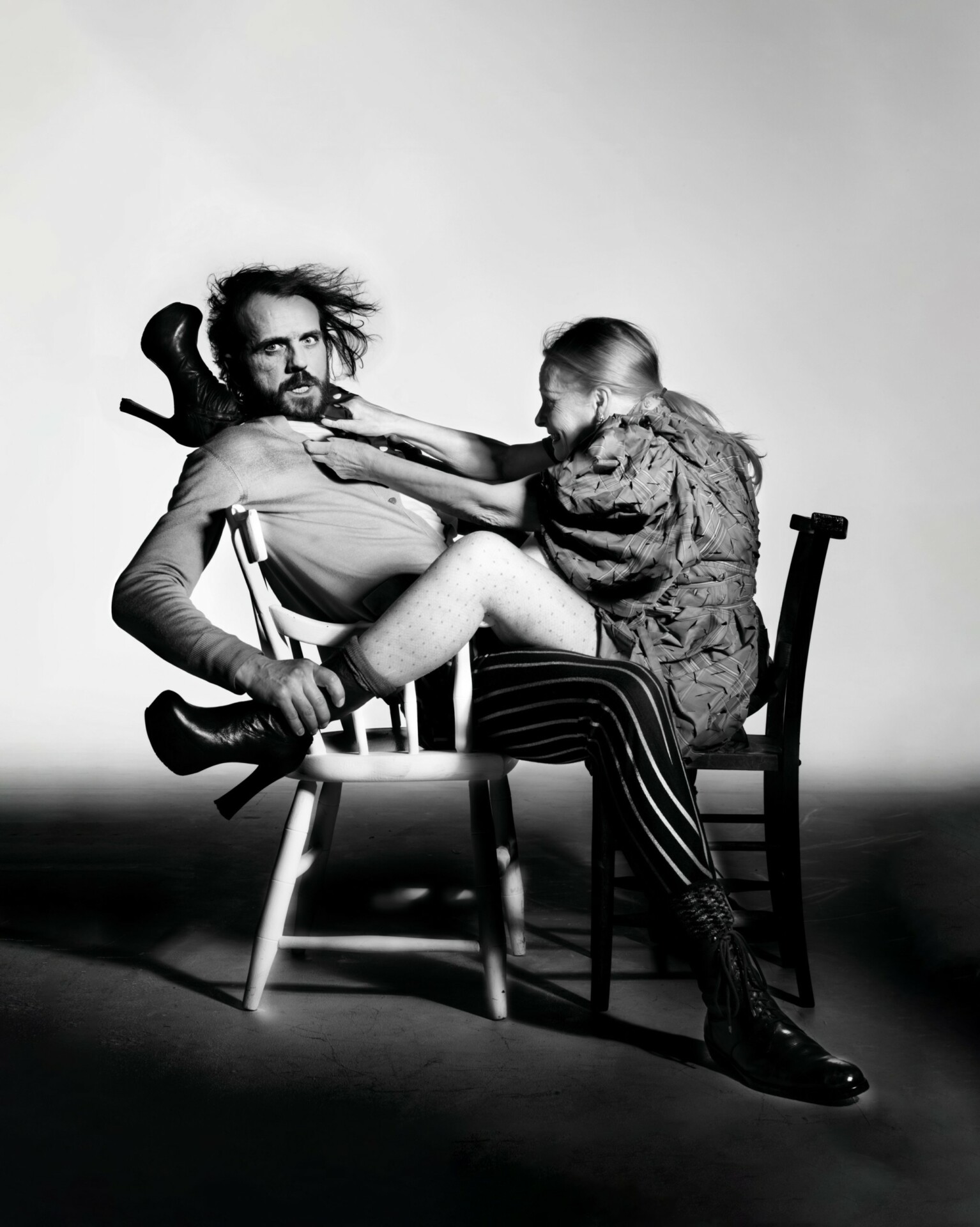 Andreas Kronthaler and Vivienne Westwood by Nick Knight
